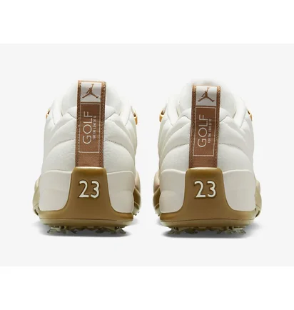 Кросівки чоловічі Air Jordan 12 Low Golf Driftwood White Dm9016-109