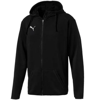 Толстовка мужская Puma Sweatshirt Liga Casual Hoody Black 655771-03