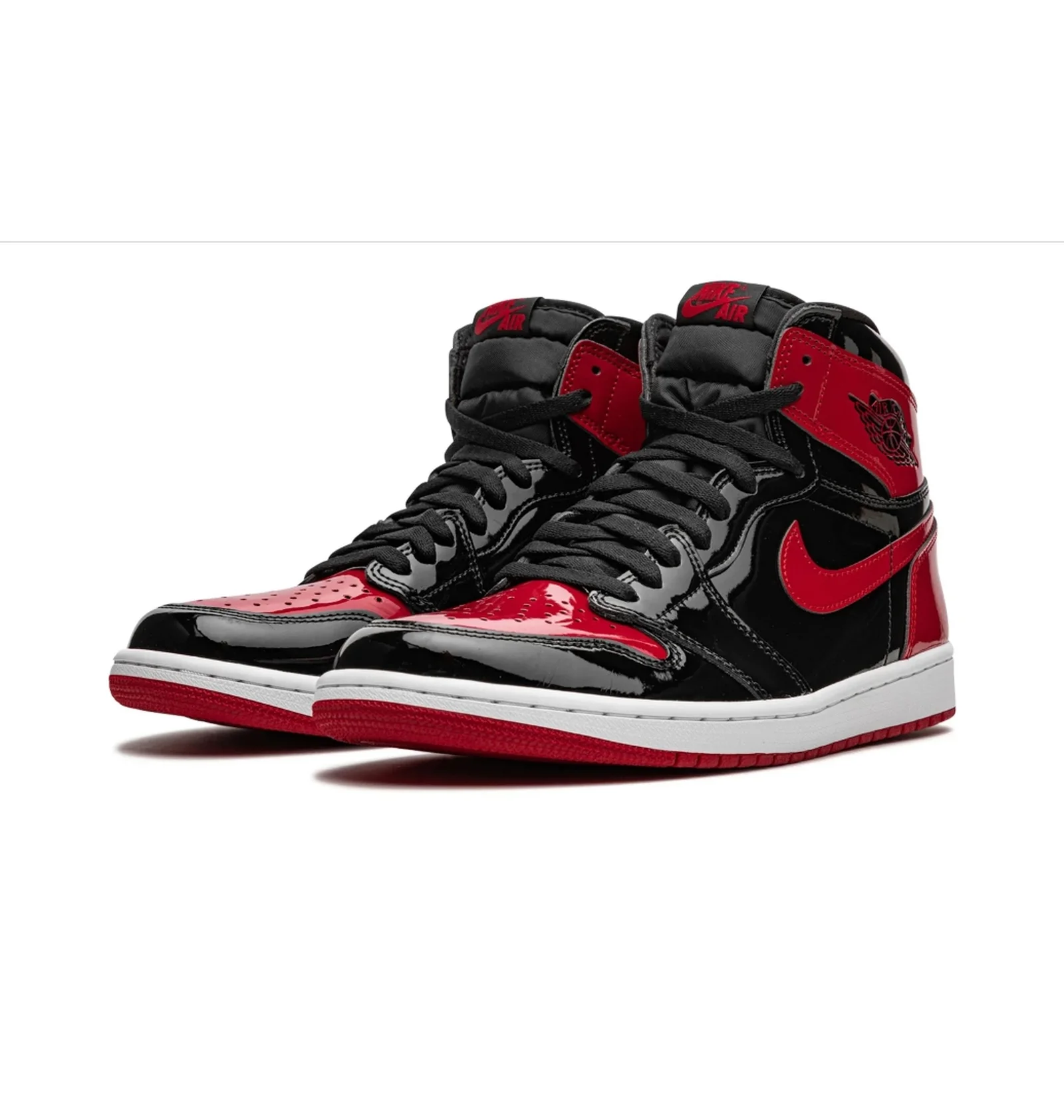 ᐉ Кроссовки мужские Air Jordan 1 Retro High Og Black/Red 555088