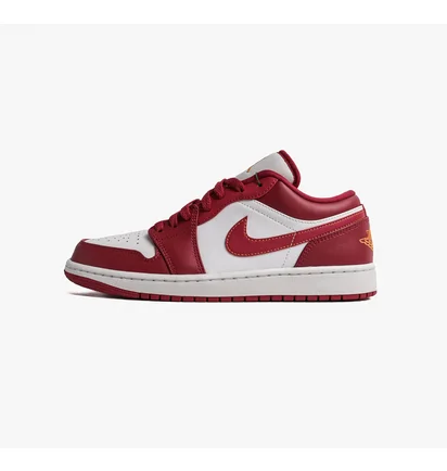 Кросівки чоловічі Air Jordan 1 Low White/Red 553558-607