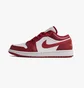 Кросівки чоловічі Air Jordan 1 Low White/Red 553558-607