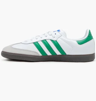 Кроссовки унисекс Adidas Samba Og White & Green White IG1024