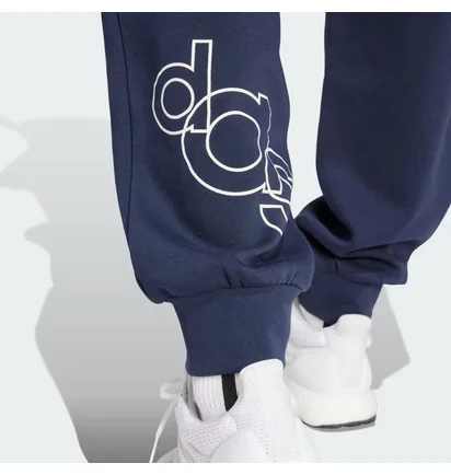 Штаны мужские Adidas Fleece Grafity Print Blue IS2012