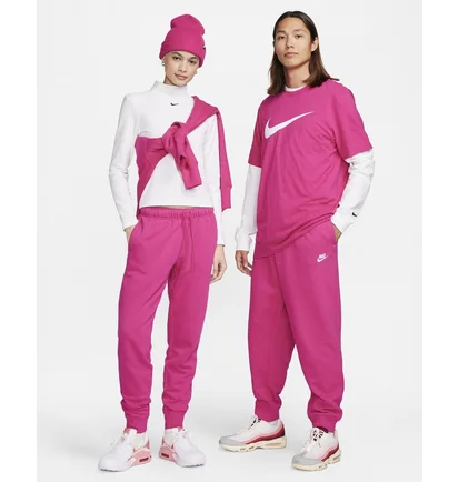 Штани жіночі Nike Sportswear Club Fleece Mid-Rise Joggers Pink DQ5191-615