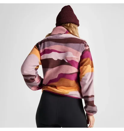Кофта женская Converse Polar Fleece Printed Popover Multi 10025678-535