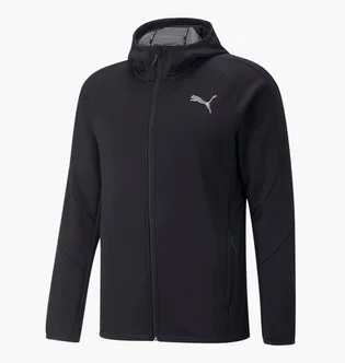 Толстовка чоловіча Puma Evostripe Logo Full Zip Hoodie Black 849919-01