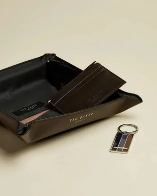 Гаманець унісекс Ted Baker Swandle Keyring & Card Case Brown XBRNCHOCOL