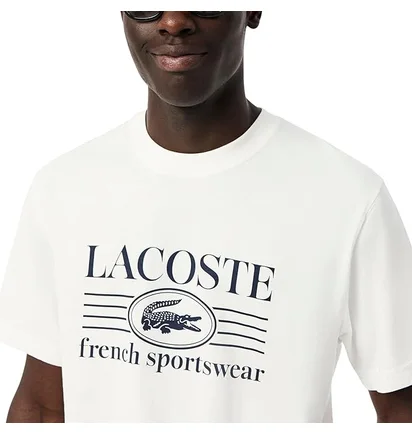 Футболка мужская Lacoste Classic Fit White TH1265-51-001
