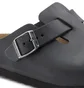 Тапочки унисекс BIRKENSTOCK Boston Black Oiled Leather Shoes Black 59461