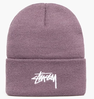 Шапка унисекс Stussy Stock Cuff Beanie Egg Plant Violet 1321020-EGGP