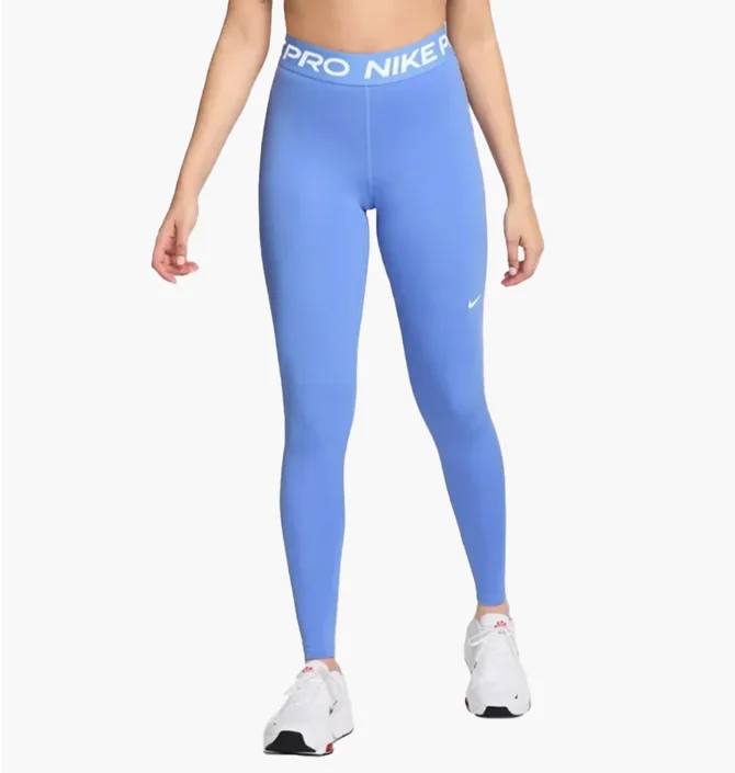 Лосины женские Nike WomenS Mid-Rise Mesh-Panelled Leggings Blue CZ9779-494