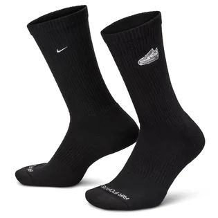 Носки унисекс Nike Everyday Plus Cushioned Crew Socks Black (1 пара) FZ3076-010