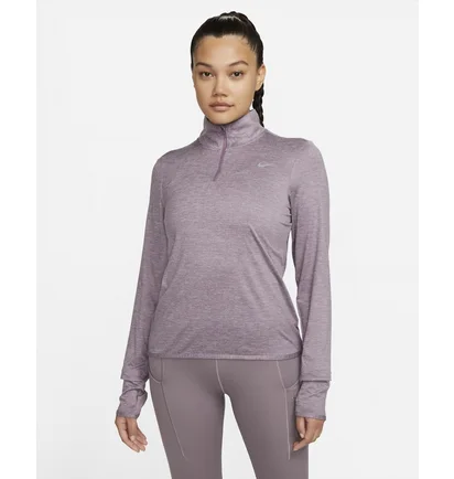 Кофта женская Nike Dri-Fit Swift Element Uv 1/4-Zip Running Top Violet FB4316-536