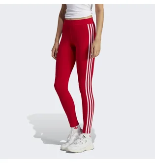 Леггинсы женские Adidas Adicolor Classics 3-Stripes Leggings Red Ib7382