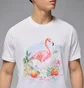 Футболка мужская Air Jordan Ess Flamingo Ss Crew White HJ2399-100
