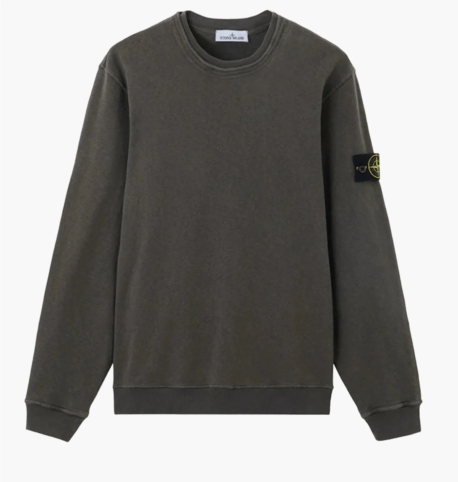 メンズウェア STONE  ᐉ Свитшот мужской Stone Island Linen Knitwear Grey L1S156100034