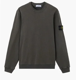 Свитшот мужской Stone Island Linen Knitwear Grey L1S156100034-S0060-V0165
