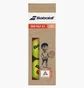 Тенісний м'яч Babolat Red Felt Paper Pack 3 Ball Yellow 501108-113