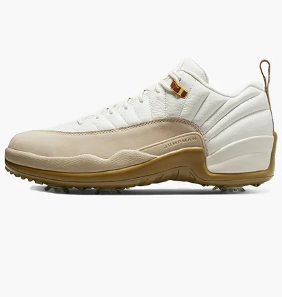 Кросівки чоловічі Air Jordan 12 Low Golf Driftwood White Dm9016-109