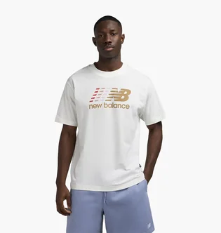 Футболка мужская New Balance Racing Tee Sst Beige MT51986-SST