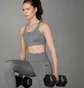 Топ жіночий Adidas Tlrd Impact Luxe High-Support Zip Bra Grey IT6656