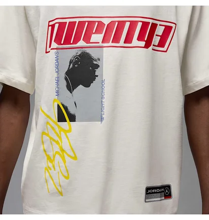 Футболка чоловіча Air Jordan Ess Ovsz Ss Crew White HJ2366-133