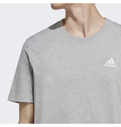 Футболка мужская Adidas Essentials Single Jersey Embroidered Small Logo Tee Grey Ic9288