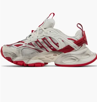 Кроссовки унисекс Adidas Xlg Runner Deluxe White/Red JS1590
