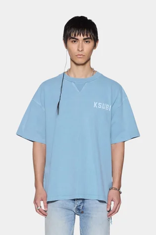 Футболка мужская Ksubi K-Lock Biggie Ss Tee Summer Light Blue MSP26TE009