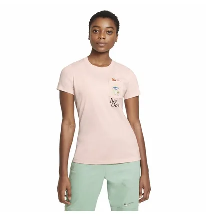 Футболка женская Nike Nature Pocket Tee Pink Dd1462-805