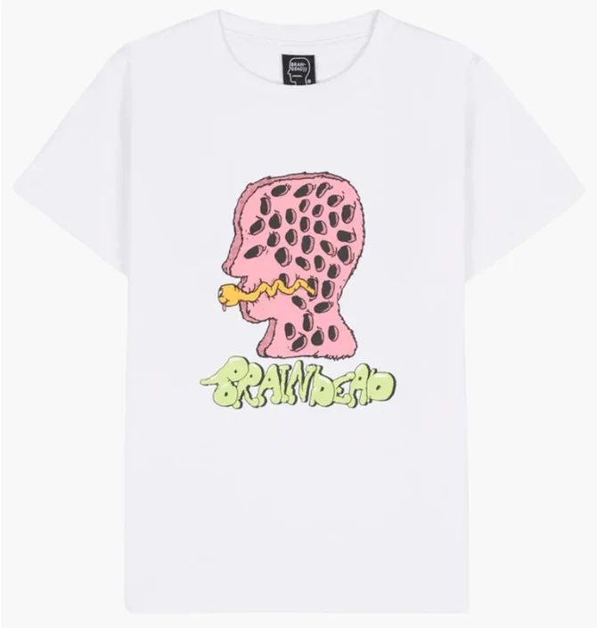 Футболка дитяча Brain Dead Worm Hole White F22T06002689-WHITE