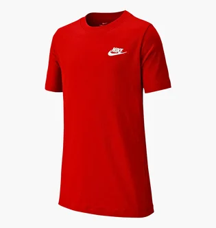 Футболка детская Nike B Nsw Tee Emb Futura Red AR5254-657