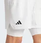 Шорты мужские Adidas Tennis Pro Aeroready Shorts And Inner Shorts White IS8097