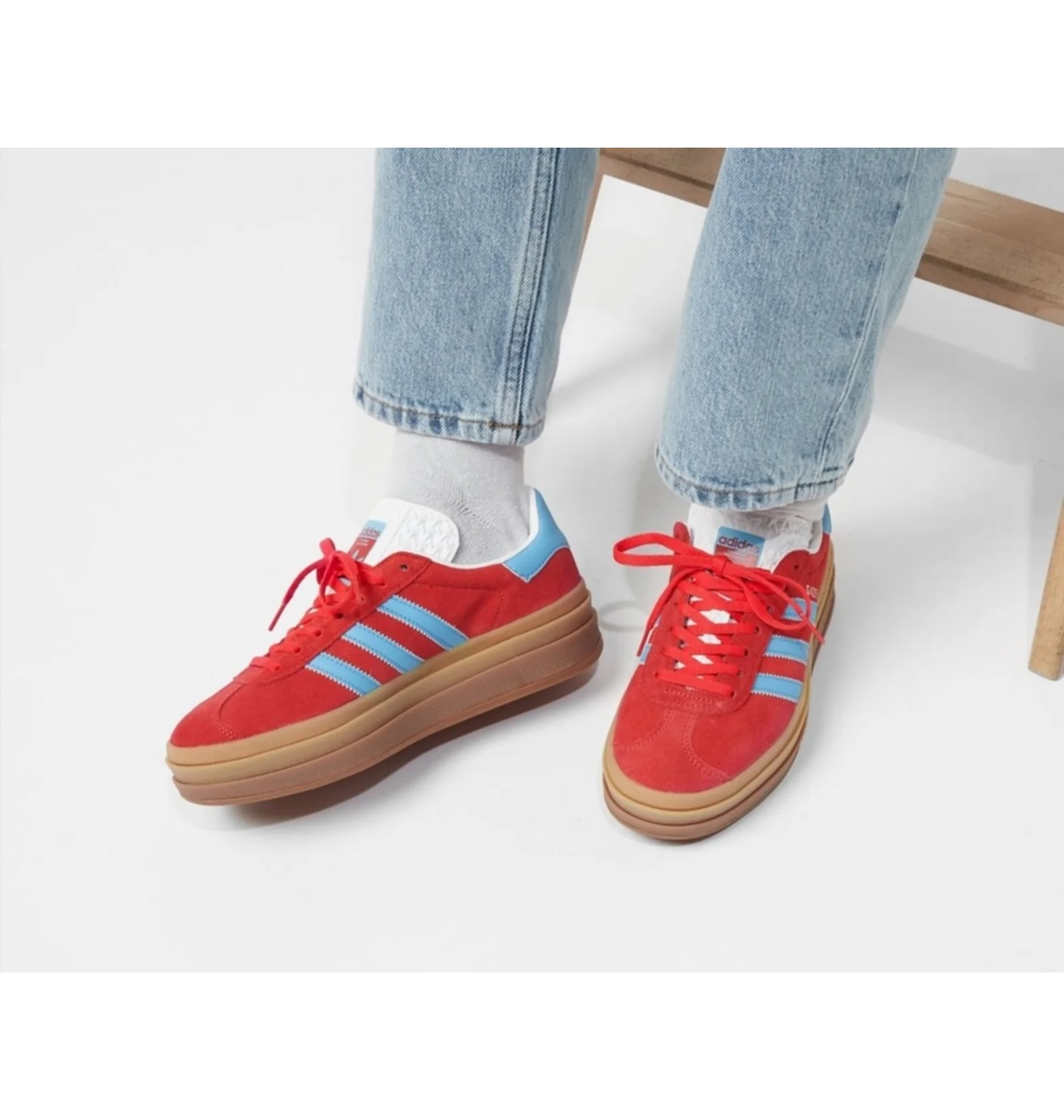 ᐉ Кросівки жіночі Adidas Originals Gazelle Bold Red IE0421