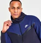 Толстовка чоловіча Nike Sportswear Tech Fleece Taped Full-Zip Hoodie Blue Dv0537-455