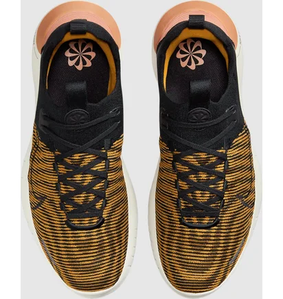 Кросівки чоловічі Nike Running Free Run Flyknit Next Nature Orange/Black FB1276-700