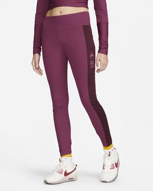 Легінси жіночі Nike Ribbed Sports Utility Leggings Bordo Fd4237-653