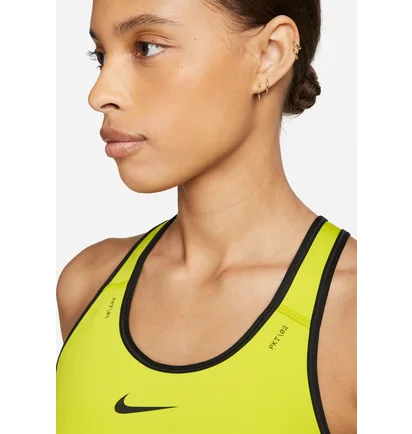 Топ жіночий Nike Swsh On The Run Bra Yellow DV9914-308