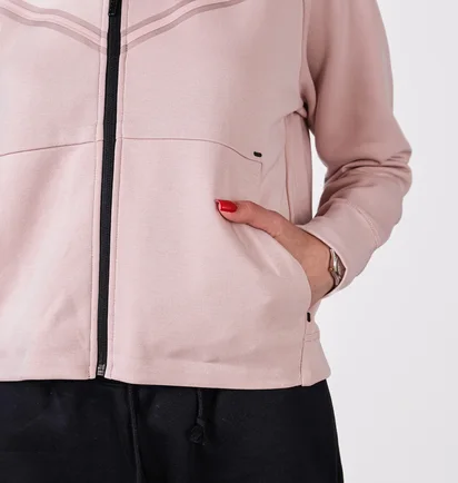 Толстовка жіноча Nike Essntl Fz Hdy Pink Cw4298-602