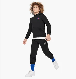 Спортивный костюм детский Nike Sportswear Fleece Standard Issue Black HM4339-010__HM4337-010