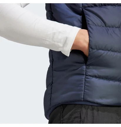 Жилетка мужская Adidas Essentials 3-Stripes Light Down Vest Blue IK3210