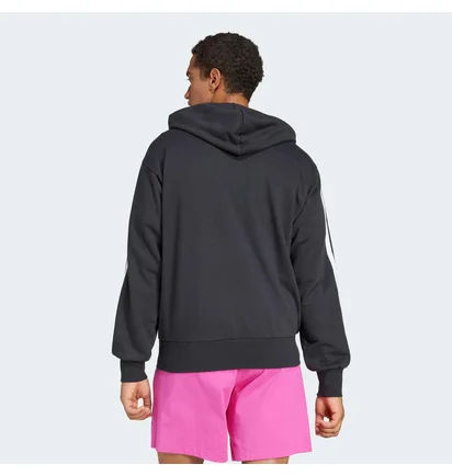 Толстовка мужская Adidas Essentials 3-Stripes French Terry Black JD1877