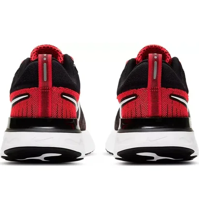 Кросівки чоловічі Nike React Infinity Run Flyknit 2 Black Bright Crimson Red/Black CT2357-600