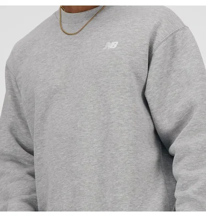 Свитшот мужской New Balance Sport Essentials Fleece Crew Grey MT41510-AG