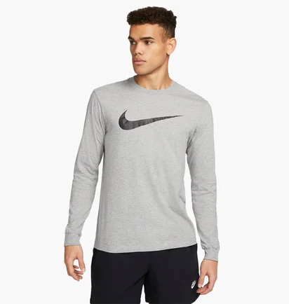Лонгслів чоловічий Nike Sportswear Long-Sleeve T-Shirt Grey DZ2987-063