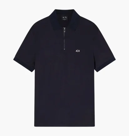 Поло мужское Armani Exchange Technical Blue XM002372-AF21936-UB101