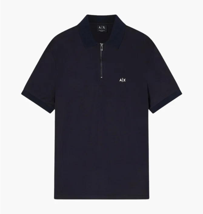 Поло мужское Armani Exchange Technical Blue XM002372-AF21936-UB101