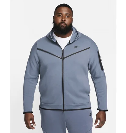 Толстовка мужская Nike Sportswear Tech Fleece Blue Cu4489-491