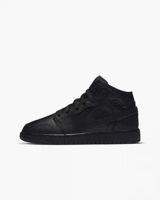 Кросівки дитячі Air Jordan 1 Mid Black 554725-091