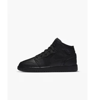 Кроссовки детские Air Jordan 1 Mid Black 554725-091